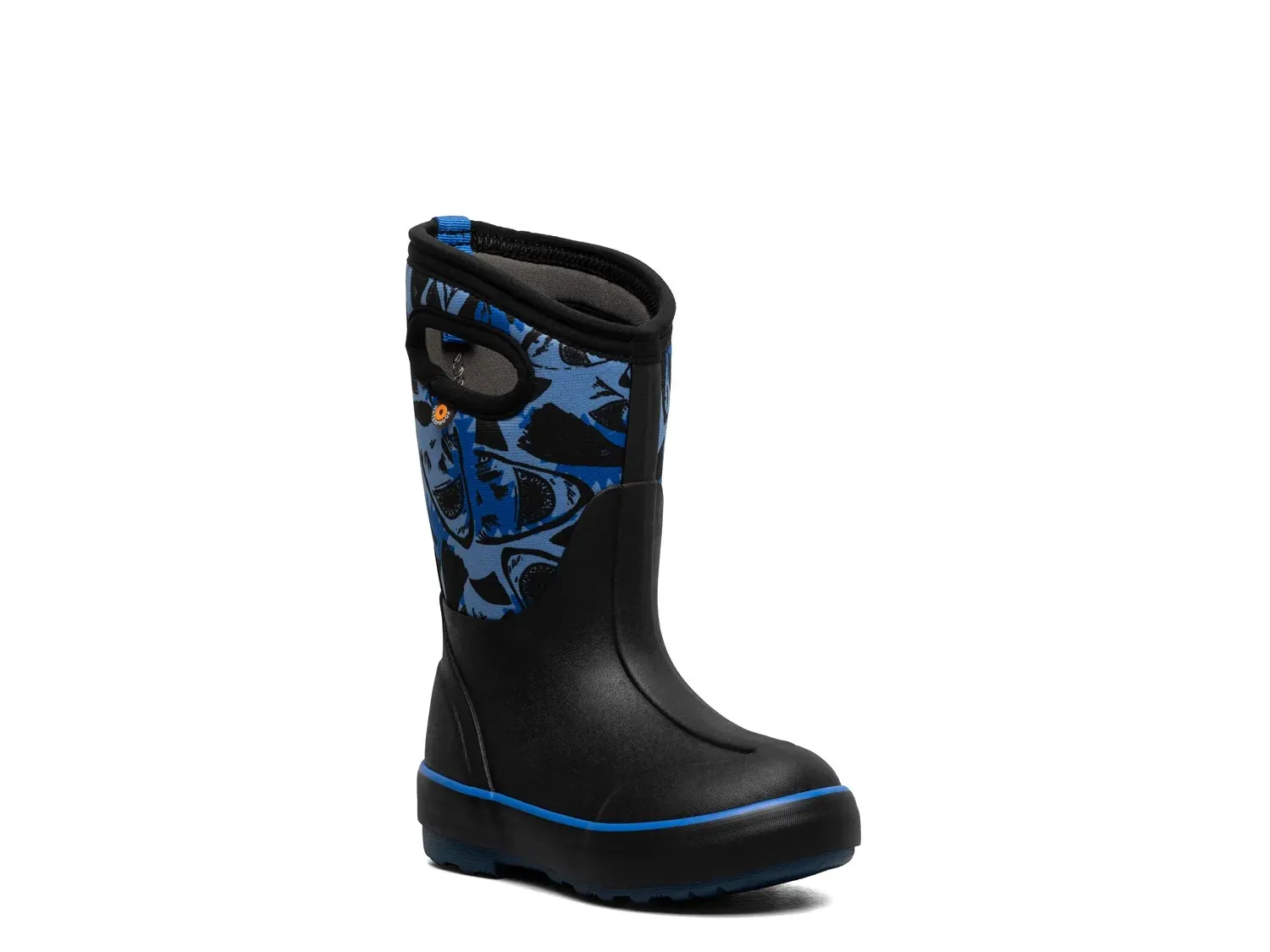 

Bogs Classic II Rain Boot - Kids, черный акулий принт