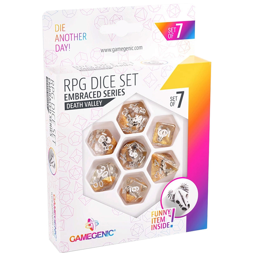 

Аксессуары Gamegenic Embraced Series Polyhedral Set: Death Valley (7)