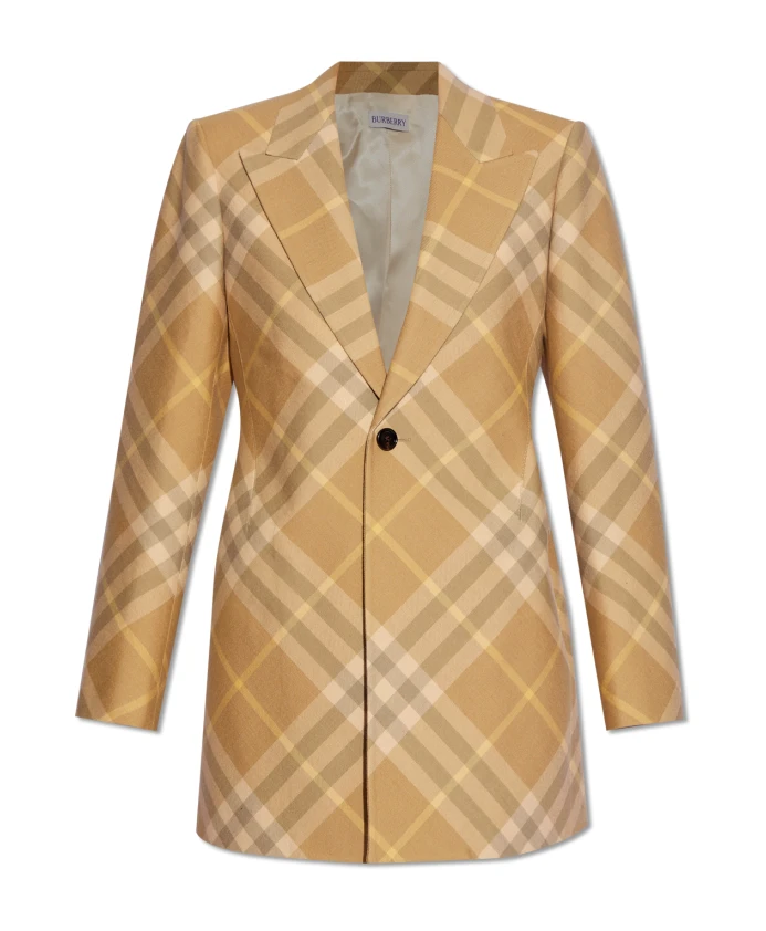 

Шерстяной пиджак Burberry, мультиколор