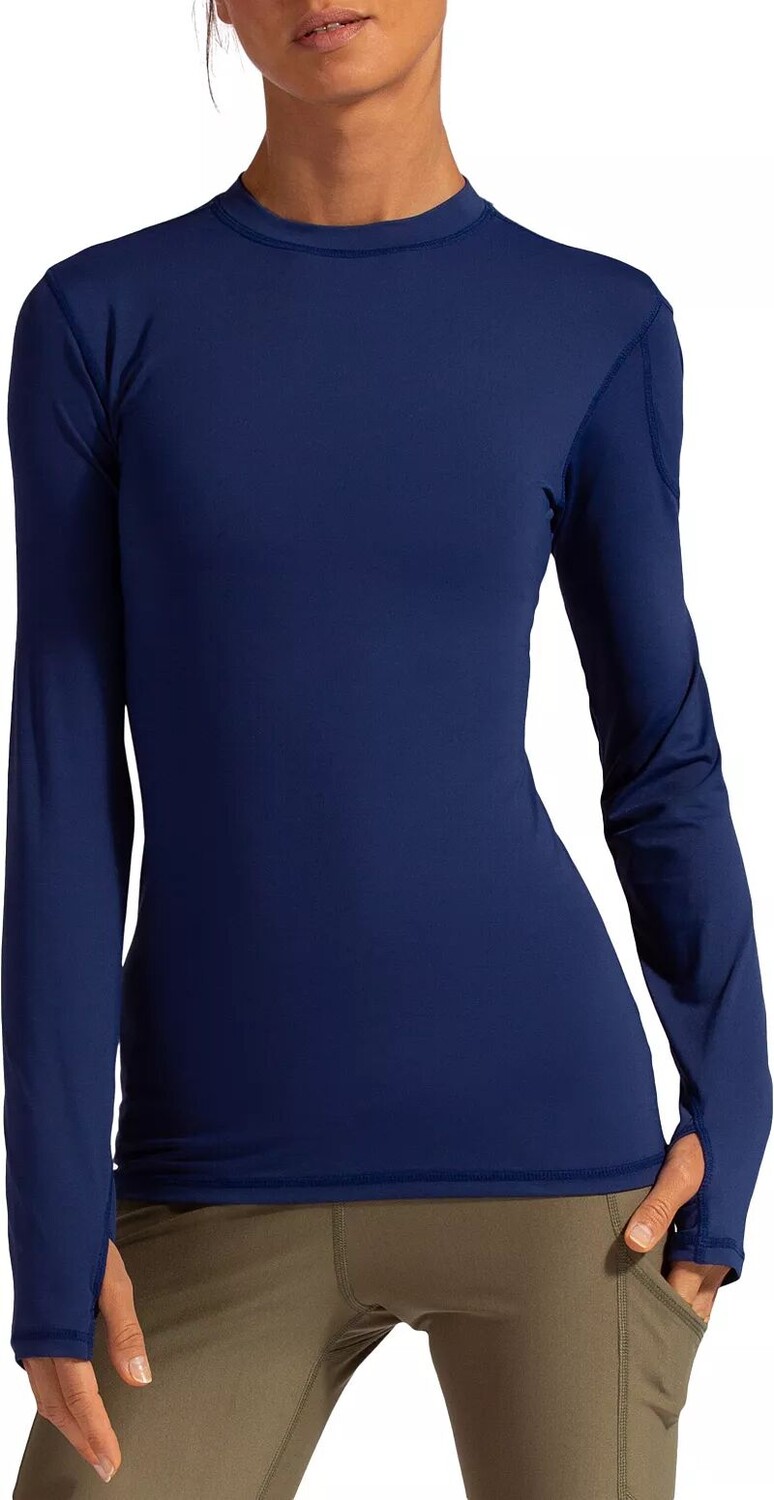 

Bloquv Женская рубашка с длинным рукавом с защитой от солнца UPF 50 24 часа в сутки, 7 дней в неделю