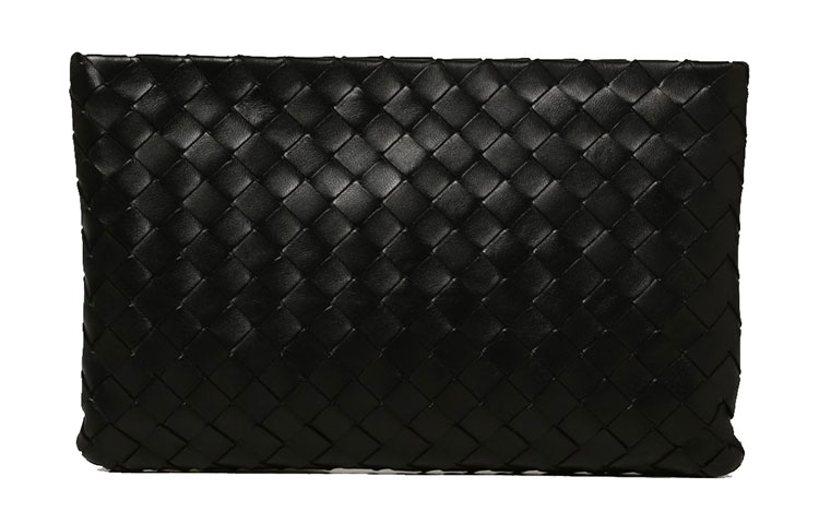 

Bottega Veneta Кожаный клатч для женщин черный