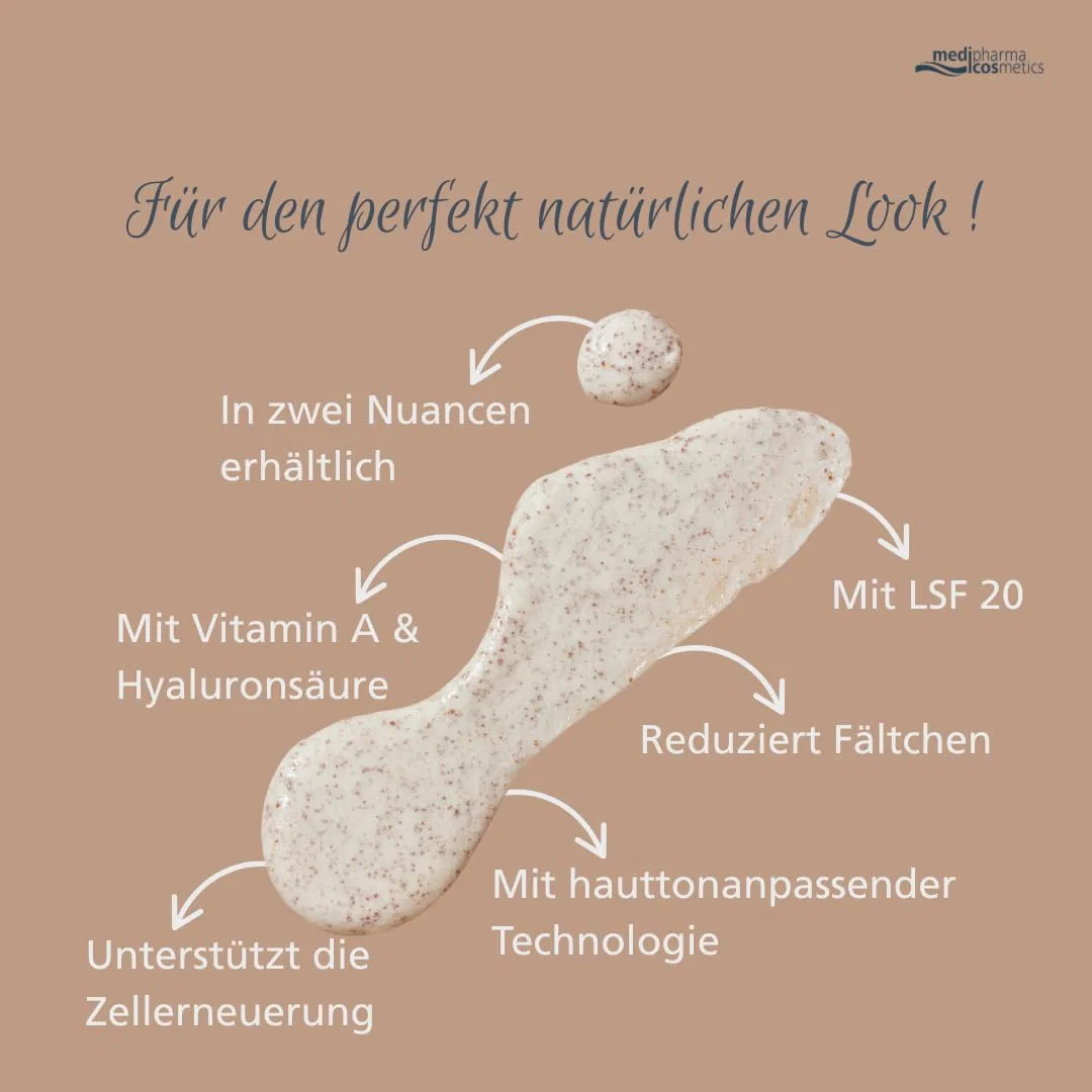 Флюид Medipharma Cosmetics — Дневной Hyaluronic Nude Perfection Medium с гиалуроном и витамином А SPF 20 от — фото 3