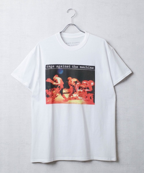 

Футболка с принтом Rage Against The Machine ROCK-OFF, белая