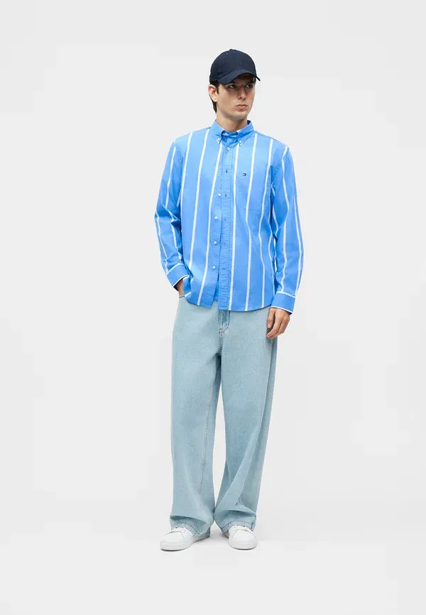 Рубашка Tommy Hilfiger Spaced stripe shirt seasonal pattern shirt, синий — фото 2