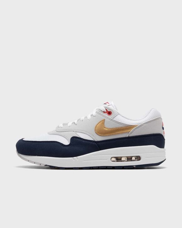 

Кроссовки Nike Air Max 1, цвет obsidian/metallic gold-white