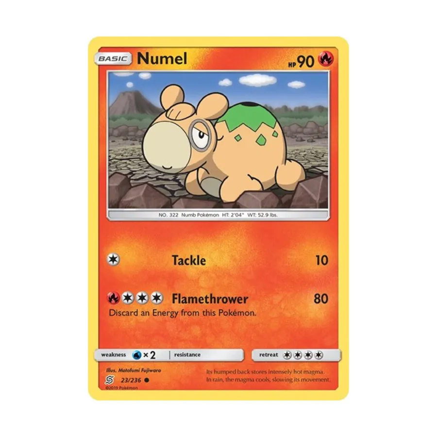 

CCG Нумель (К) № 23/236, Pokemon - SM - Unified Minds - Singles