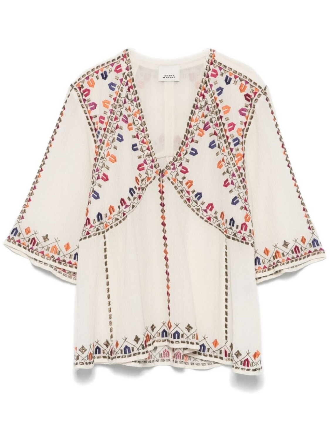 

ISABEL MARANT блузка Santia, нейтральный цвет