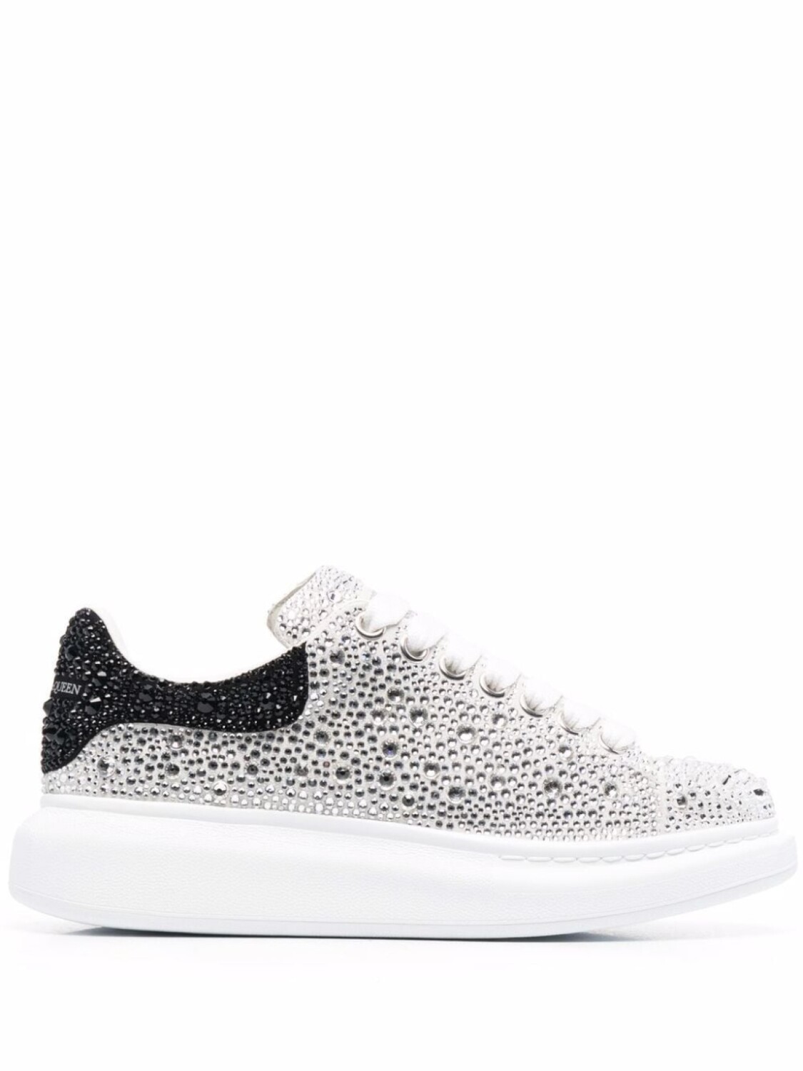 

Кроссовки Alexander McQueen Oversized Crystals, серый