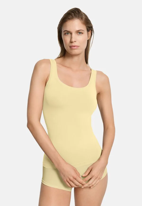 

Футболка с надписью «тактильные ощущения» Hanro, Vanilla Highlight, Желтый, Футболка с надписью «тактильные ощущения» Hanro, Vanilla Highlight