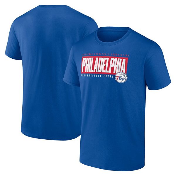 

Мужская футболка fanatics branded royal philadelphia 76ers box out Unbranded