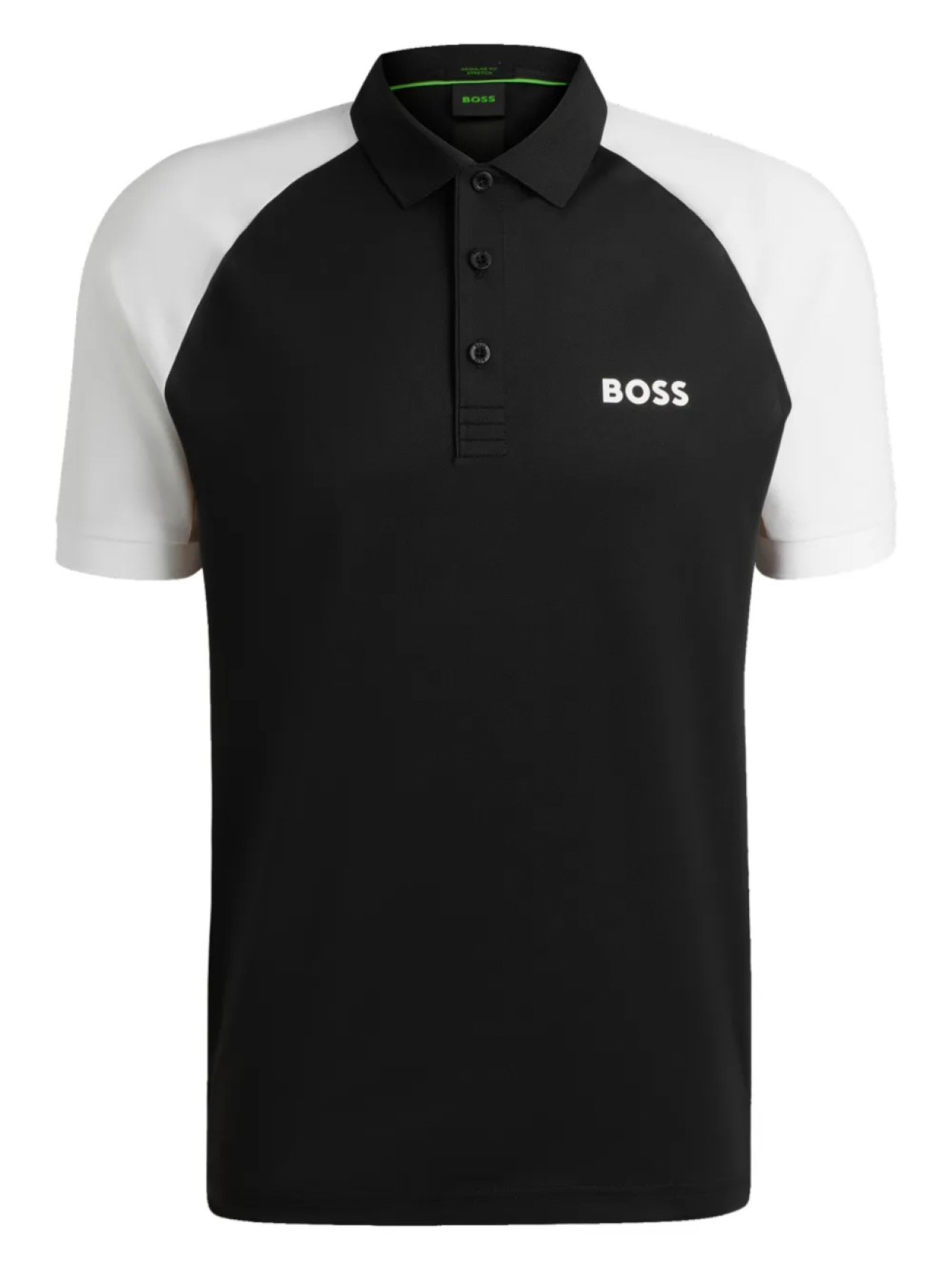 

Рубашка поло в двух тонах BOSS, черный