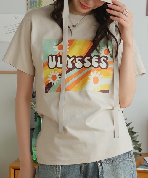 

Футболка с принтом Girly Doll, ретро, бежевая