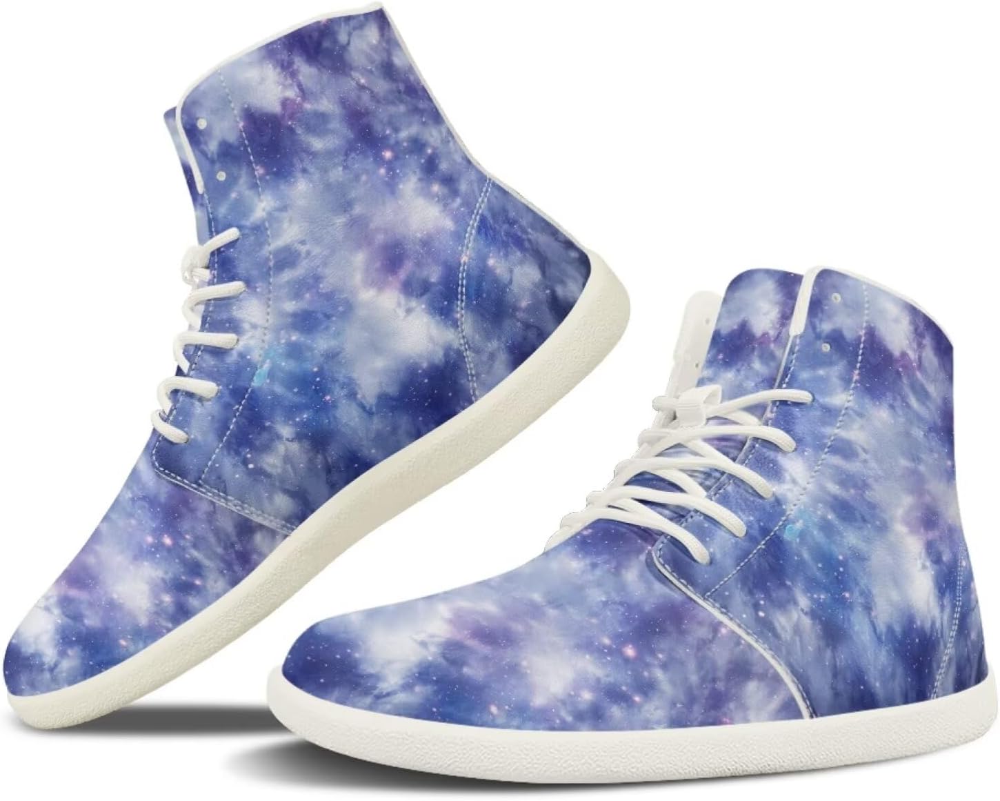 

Кроссовки chaqlin с высокой пяткой, с платформой, спортивные, с поддержкой голеностопа, дышащие, с широкой носочной частью, для женщин и мужчин, противоскользящие, легкие теннисные туфли, Galaxy Tie Dye