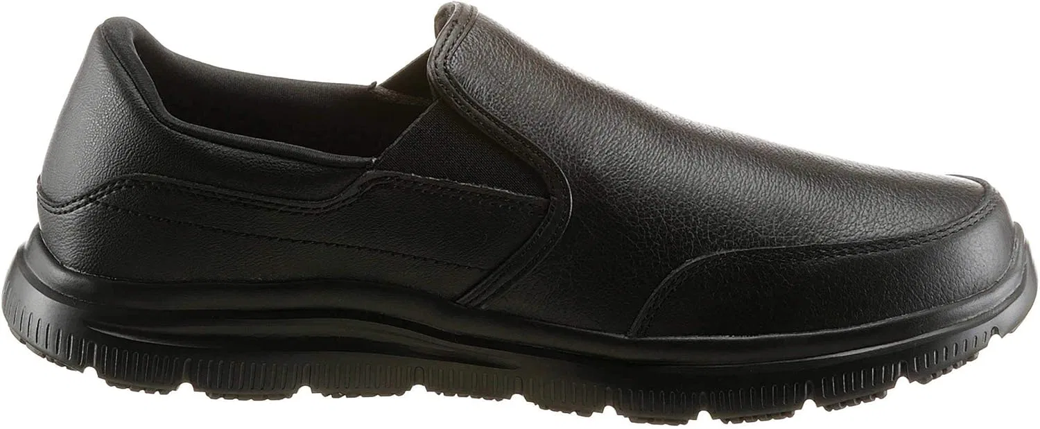 Мужские кроссовки для фитнеса Skechers Flex Advantage 2.0, Black (Black Leather) — фото 4