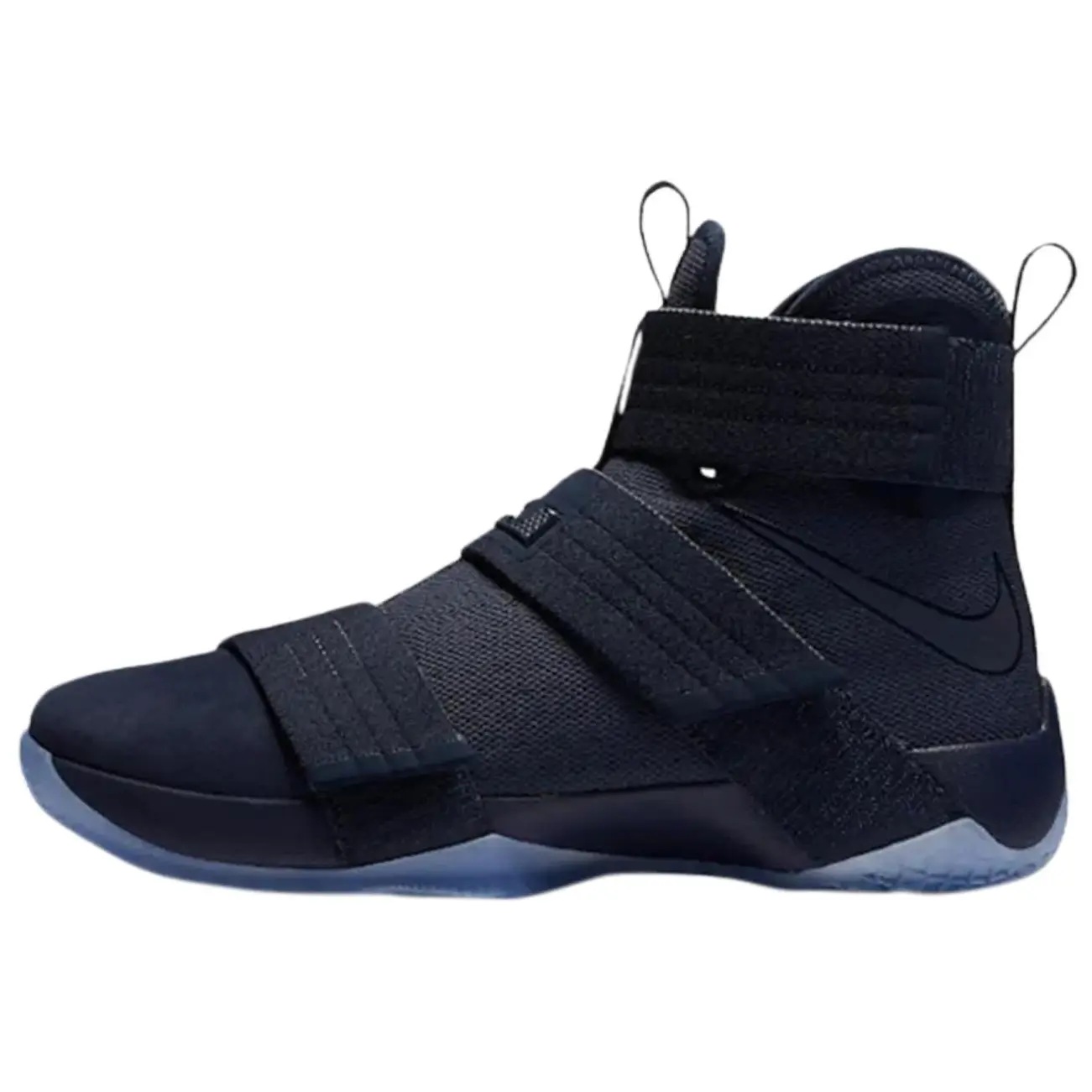 

Nike Баскетбольные кроссовки Zoom Soldier 10 с противоскользящей подошвой, износостойкие, синие, мужские