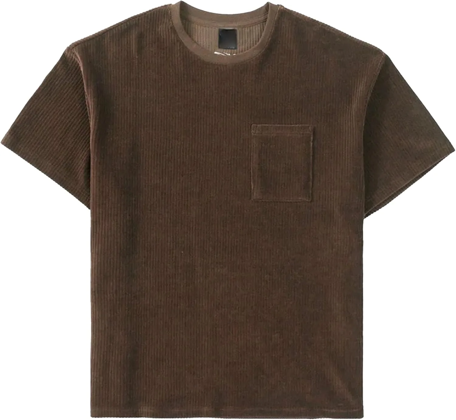 

Мужская футболка с рифленым принтом и коротким рукавом PHJTOMK