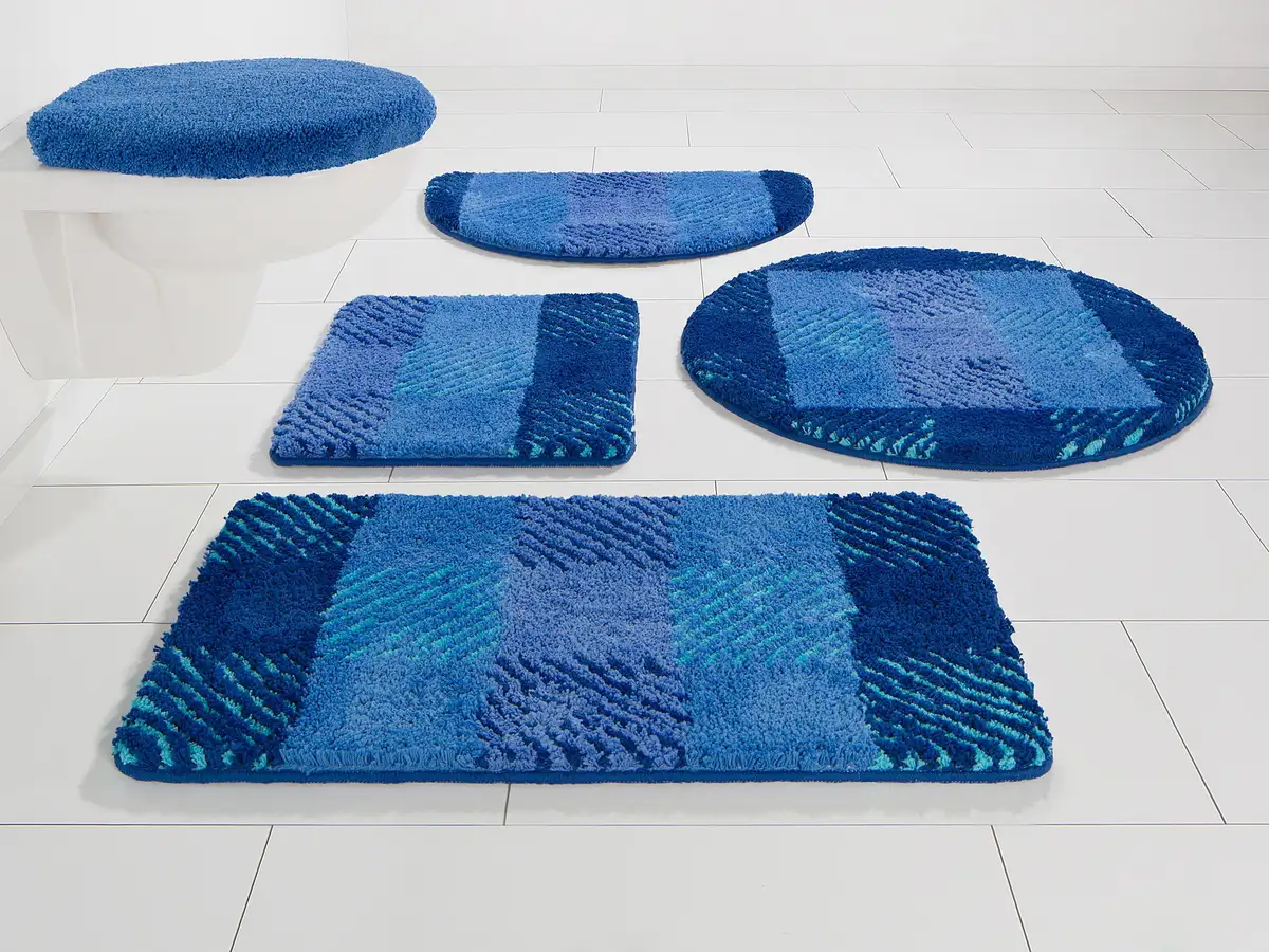 

Коврик для ванной "мой дом" "VENJA" My home прямоугольный (60х100 см), синий