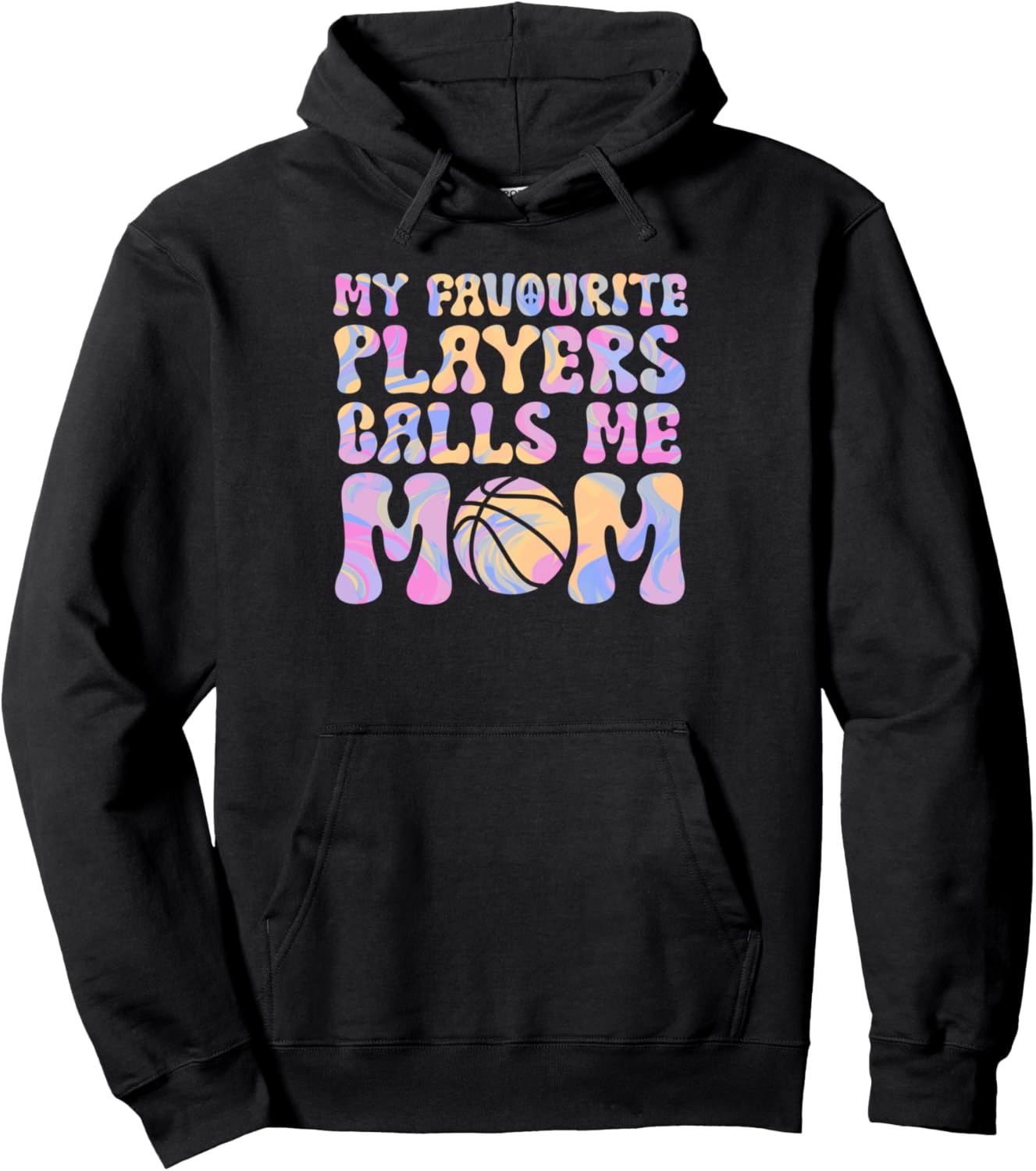 

Моя любимая футболистка, называй меня мамой! Спортивная толстовка Basketball Mom & Basketball Player Gift, черный