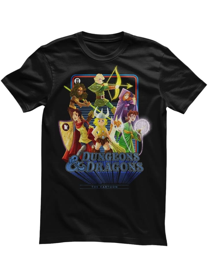 

Dungeons And Dragons Футболка "Dungeons & Dragons - The Cartoon T-Shirt" черного цвета, Черный, Dungeons And Dragons Футболка "Dungeons & Dragons - The Cartoon T-Shirt" черного цвета