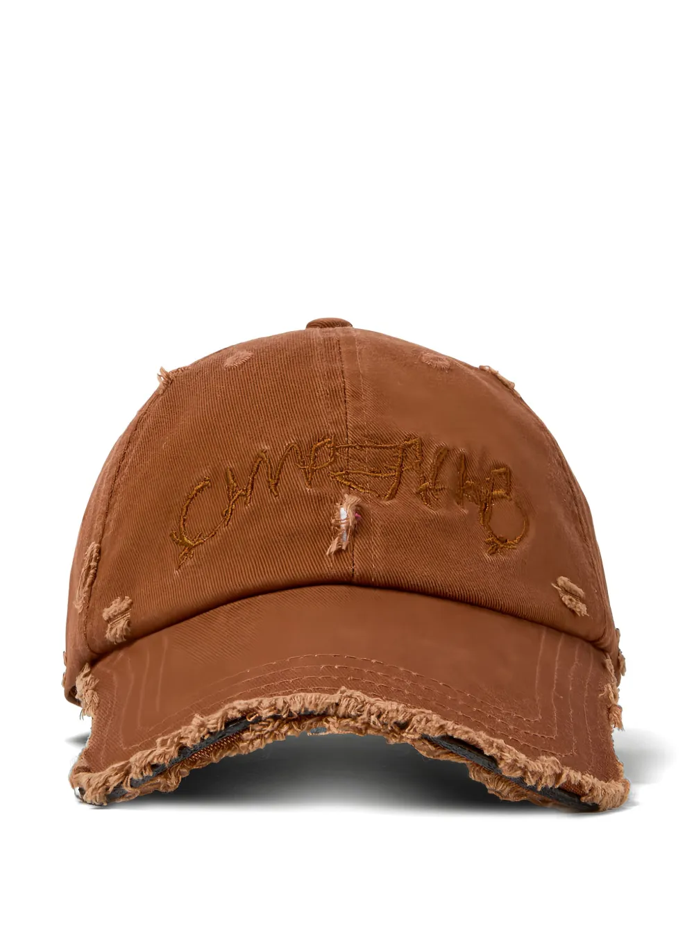 

Кепка с вышитым логотипом CamperLab, коричневый