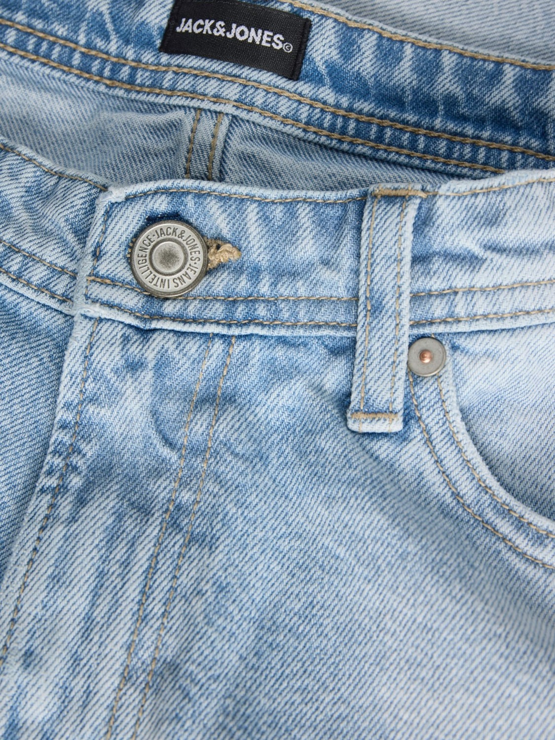 Jack & Jones Junior Джинсы свободного кроя 'JJIDAVE JJORIGINAL' в светло-голубом цвете — фото 3