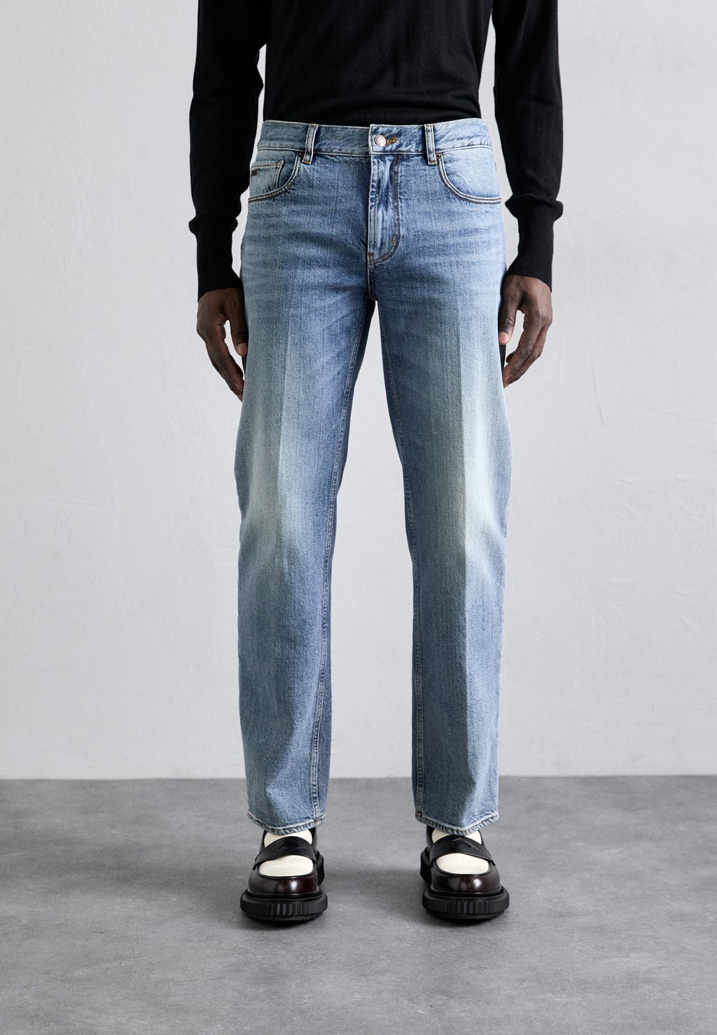 

Джинсы облегающего кроя 5 POCKETS PANT Emporio Armani, деним