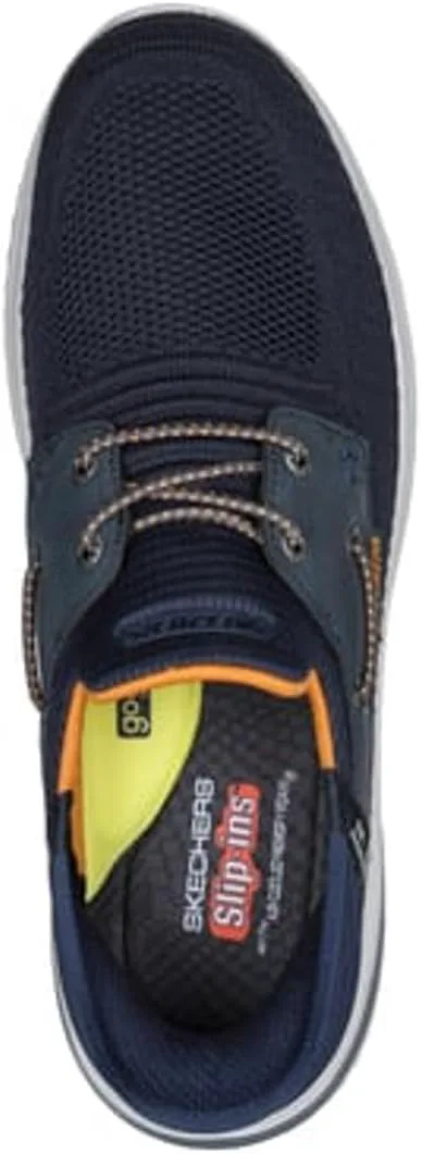 Мужские кроссовки Skechers Streetwear Delson 3.0 - Roth с низким профилем и шнурками-бинджи — фото 3