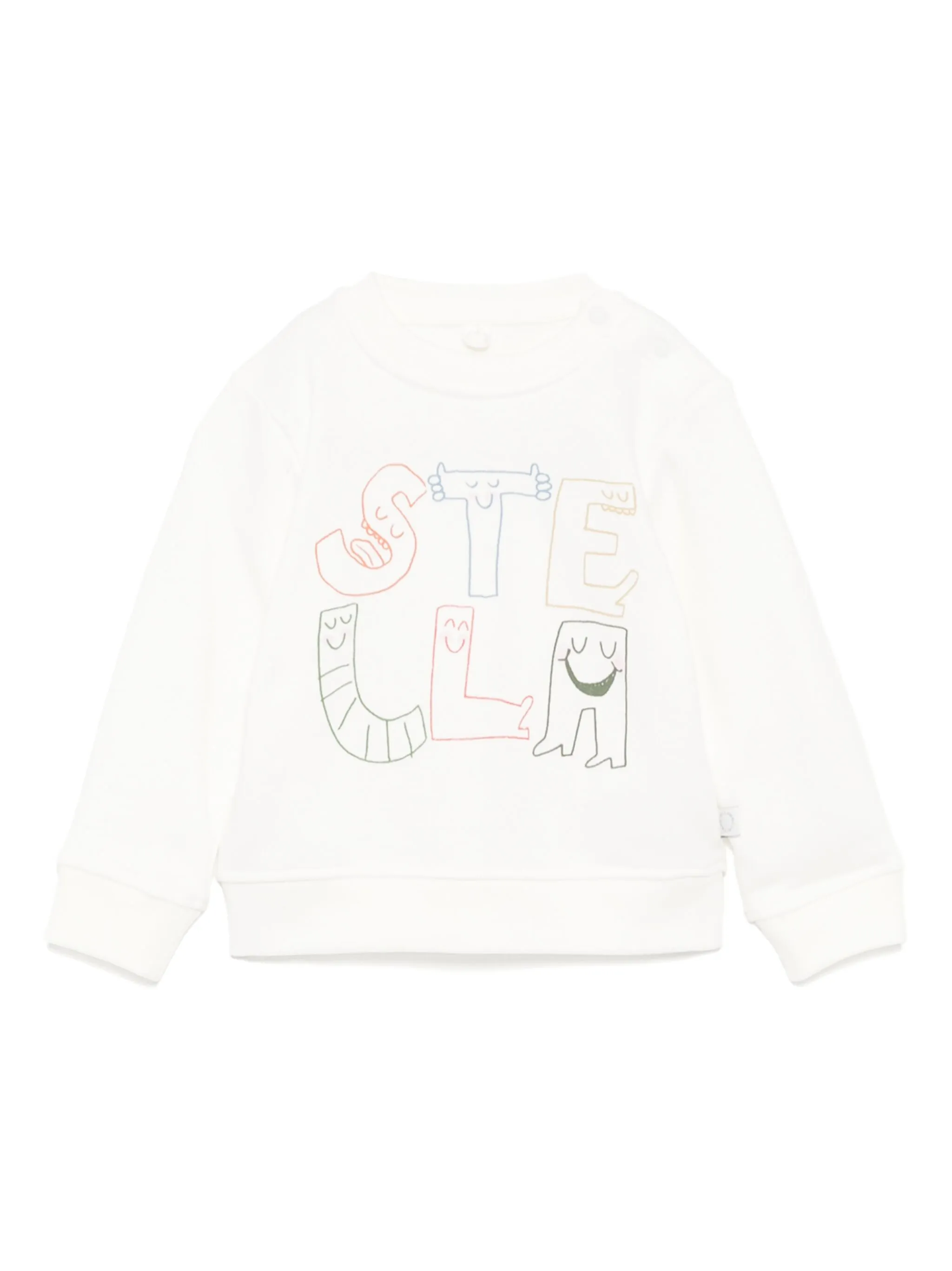 

Толстовка с графичным принтом Stella Mccartney Kids, нейтральный