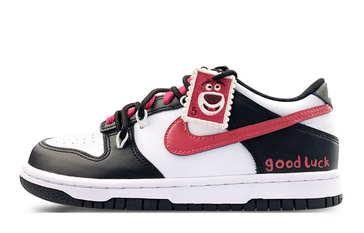 

Кроссовки Nike Dunk Skateboarding Shoes Men Low-top White/pink, белый
