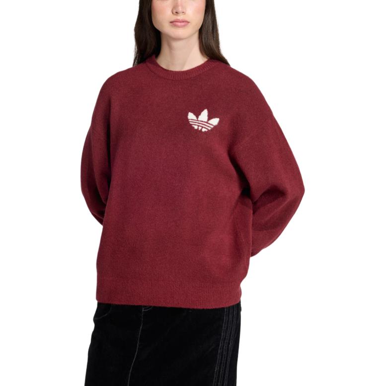 Толстовка Knitted FW25 Athletic Dept Adidas Originals, темно-красный — фото 3