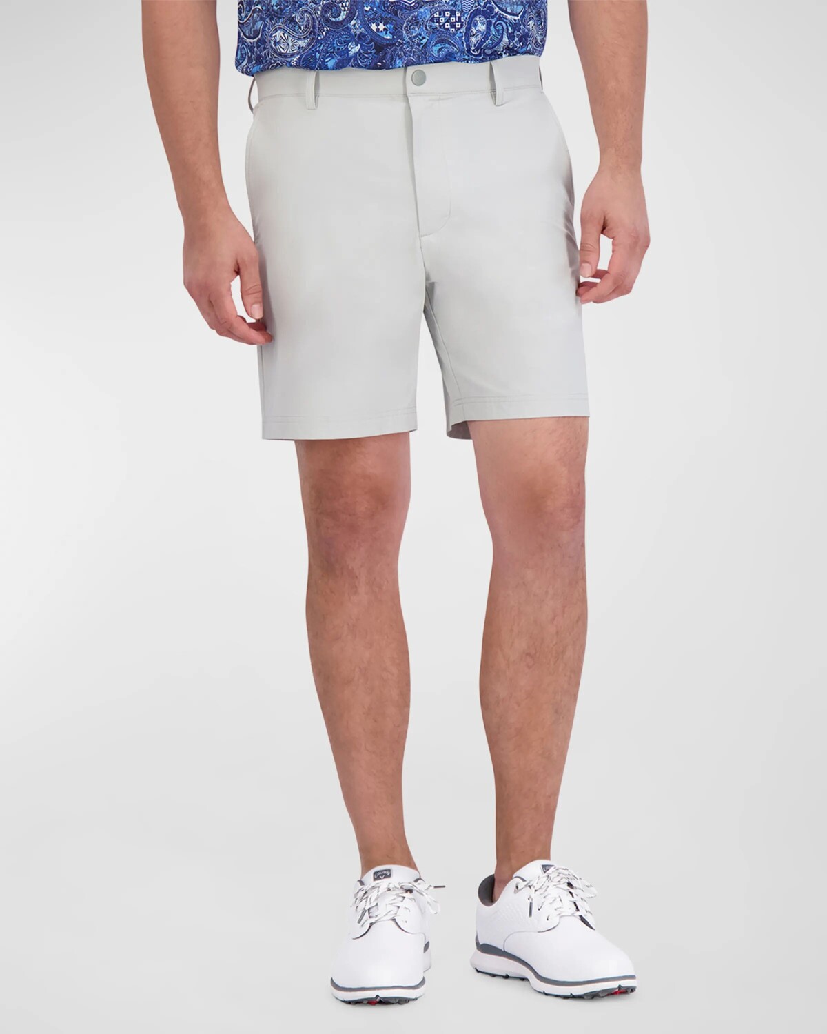 

Мужские эластичные шорты с плоской передней частью Aster Robert Graham, цвет Grey