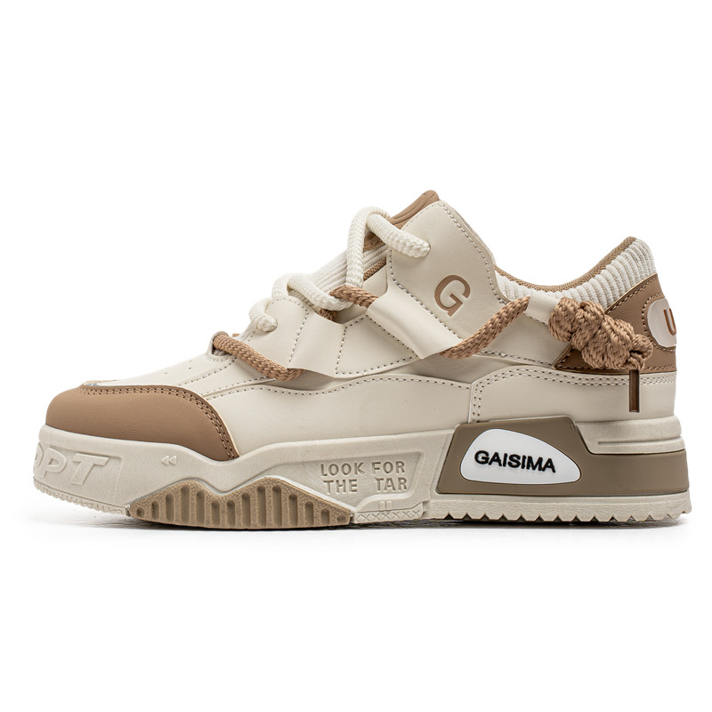 

GAISIMA Дышащие мужские скейтерские кеды низкие хаки, цвет Khaki