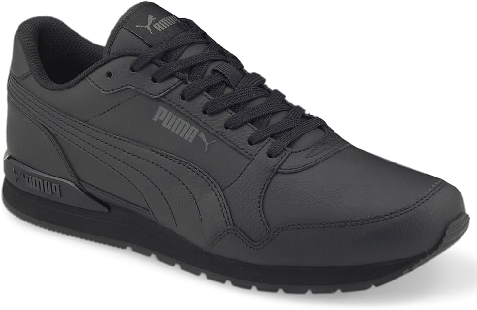 Мужские кроссовки PUMA St Runner V3 с шнуровкой, повседневные - белые — фото 2