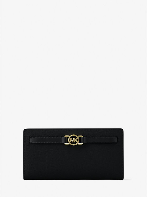

Большой кошелек из шагреневой кожи Reed Michael Kors, черный