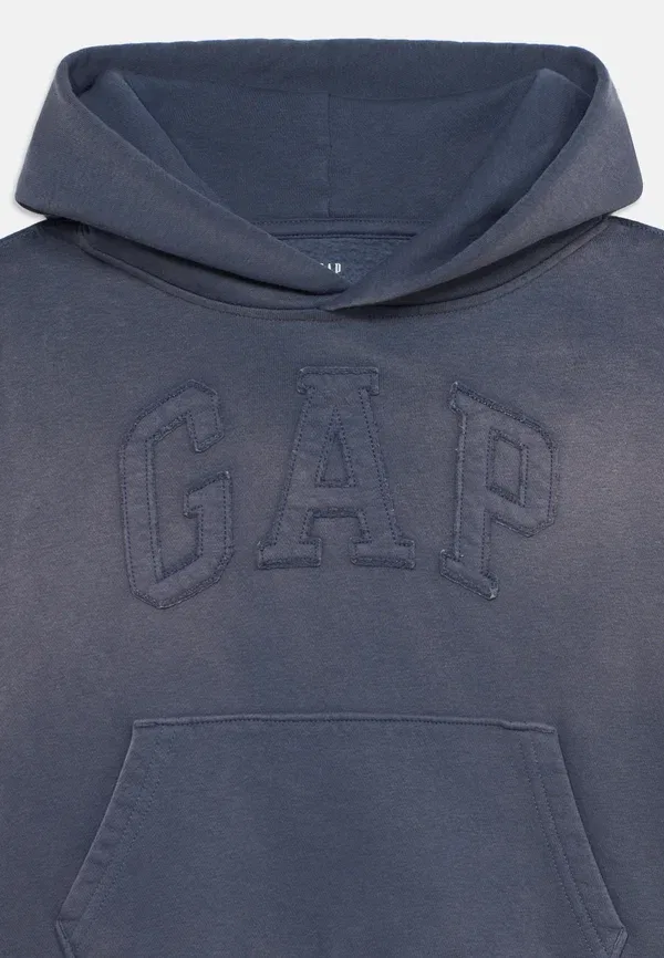 Толстовка с капюшоном Gap Logo abv hood hoodie, синий хребет — фото 4