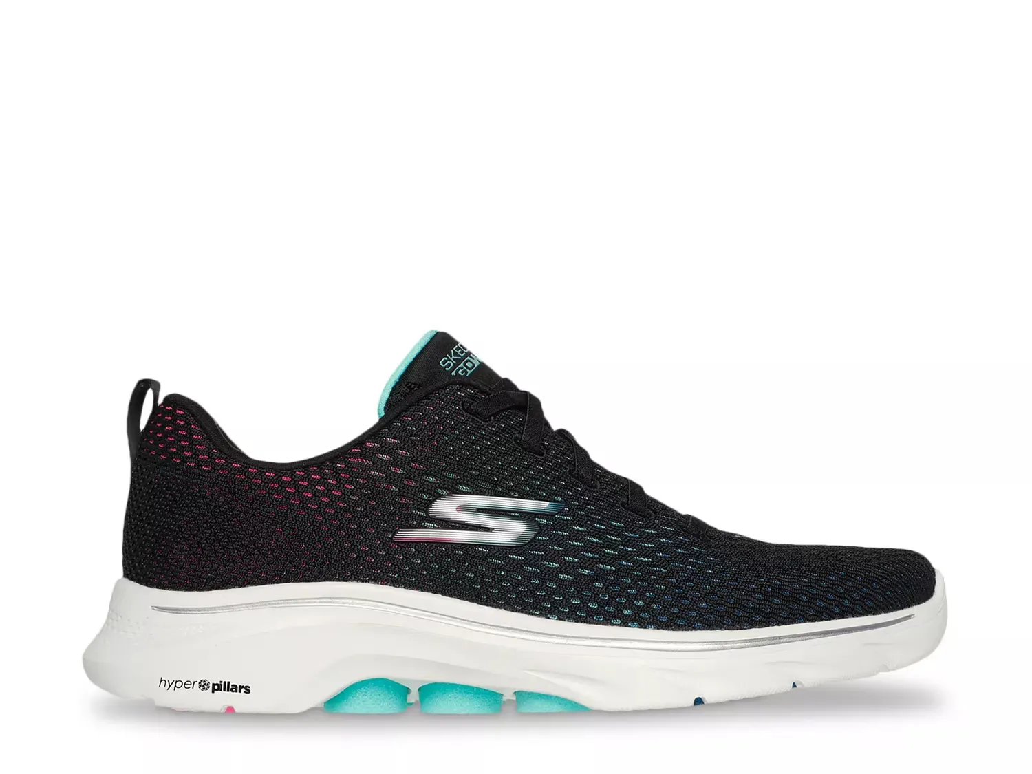 Кроссовки GO Walk 7 Xena - женские Skechers, Black — фото 3