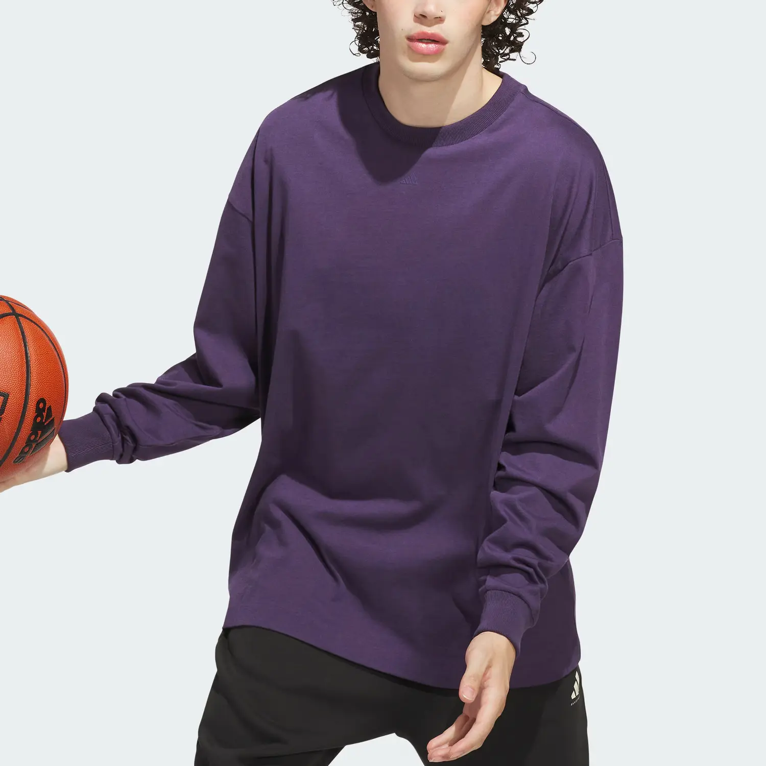 Футболка Unisex Adidas, фиолетовый — фото 3