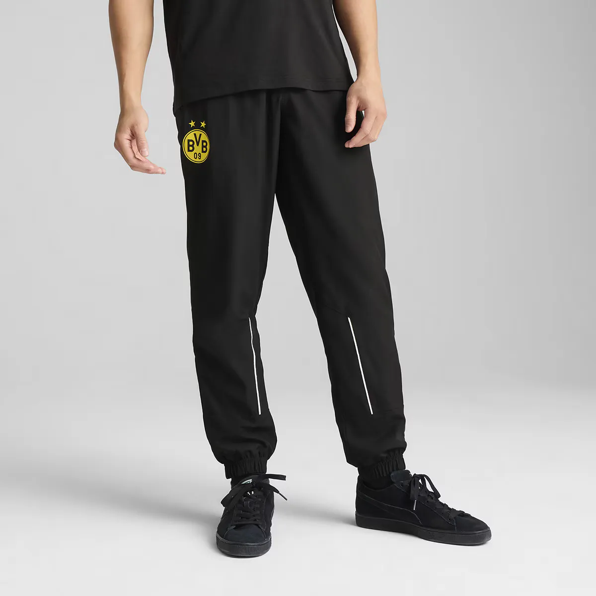 

BVB ftblARCHIVE Мужские длинные брюки Puma Pants, черный