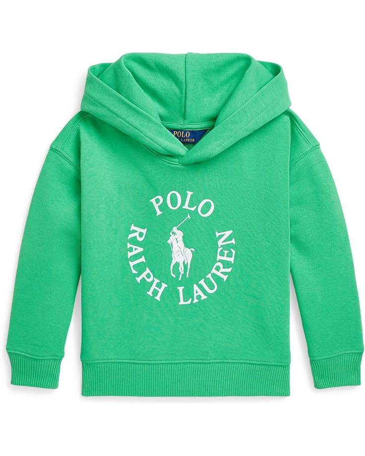 

Худи Polo Ralph Lauren Kids Big Pony Logo French Terry Hoodie, цвет Plato Green