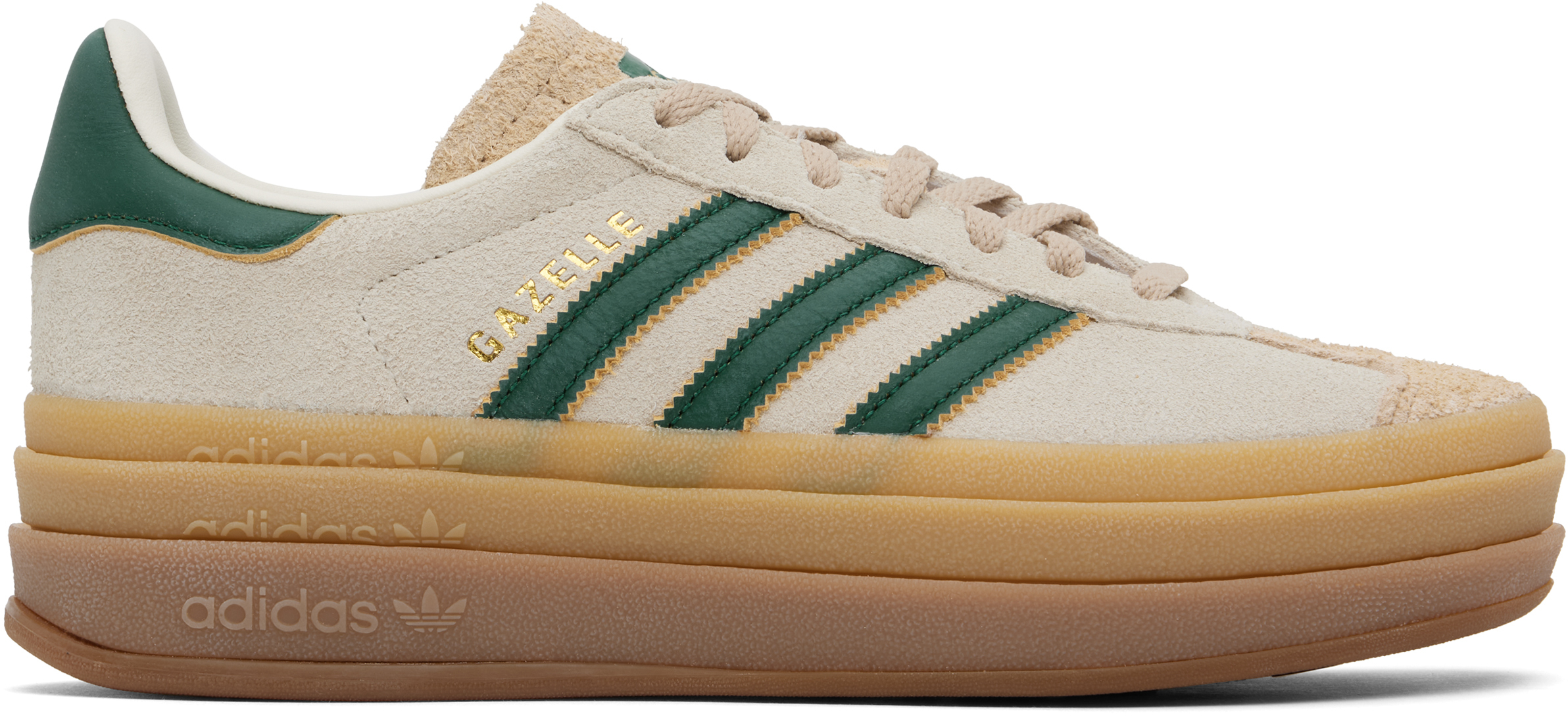 Бежевые кроссовки Gazelle Bold Adidas Originals