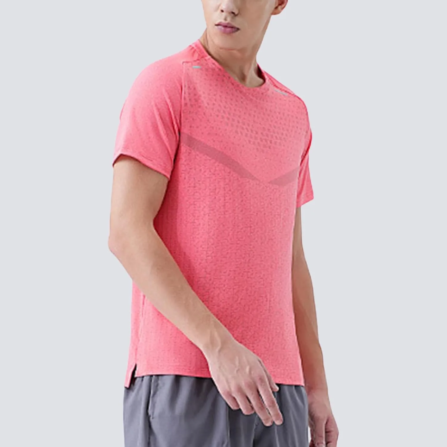 Мужская футболка для тренировок Quick Drying, дышащая, эластичная — фото 2