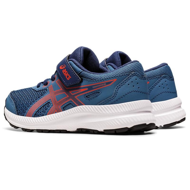 Детские кроссовки для мультиспорта — ASICS Gel-Contend 8 PS — Azure/Cherry Tomato — фото 4
