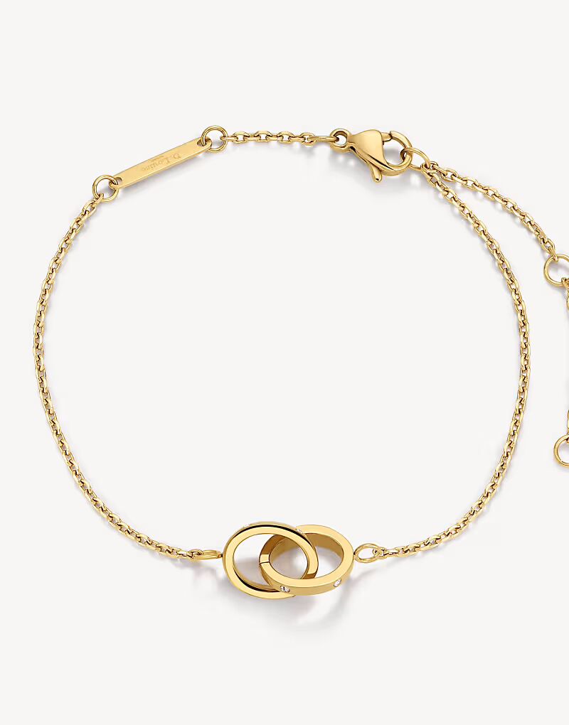 

Водонепроницаемый браслет D.LOUISE с фианитами в золоте D. Louise