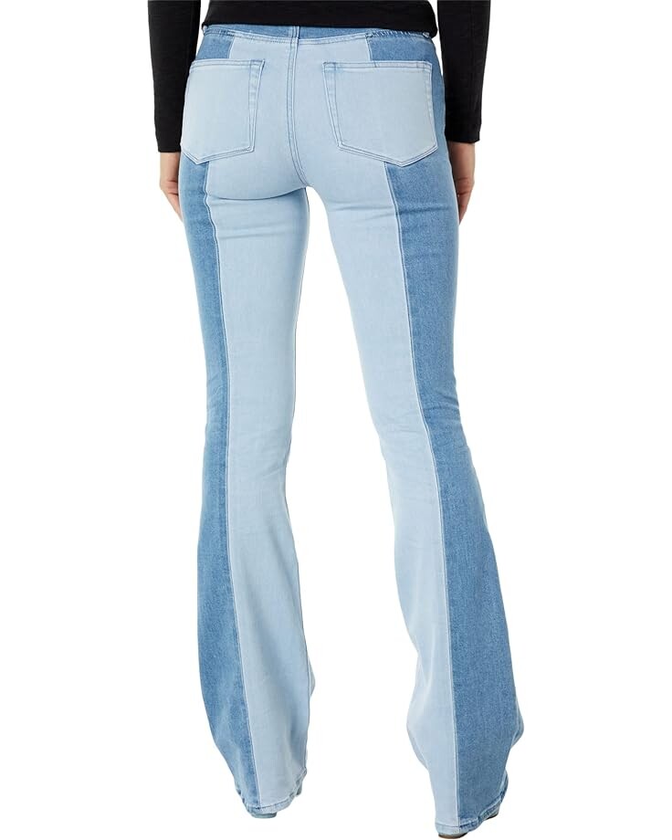 

Джинсы Paige High-Rise Laurel Canyon w/ Panels + Welt Pockets in Ocean Blues, цвет Ocean Blues