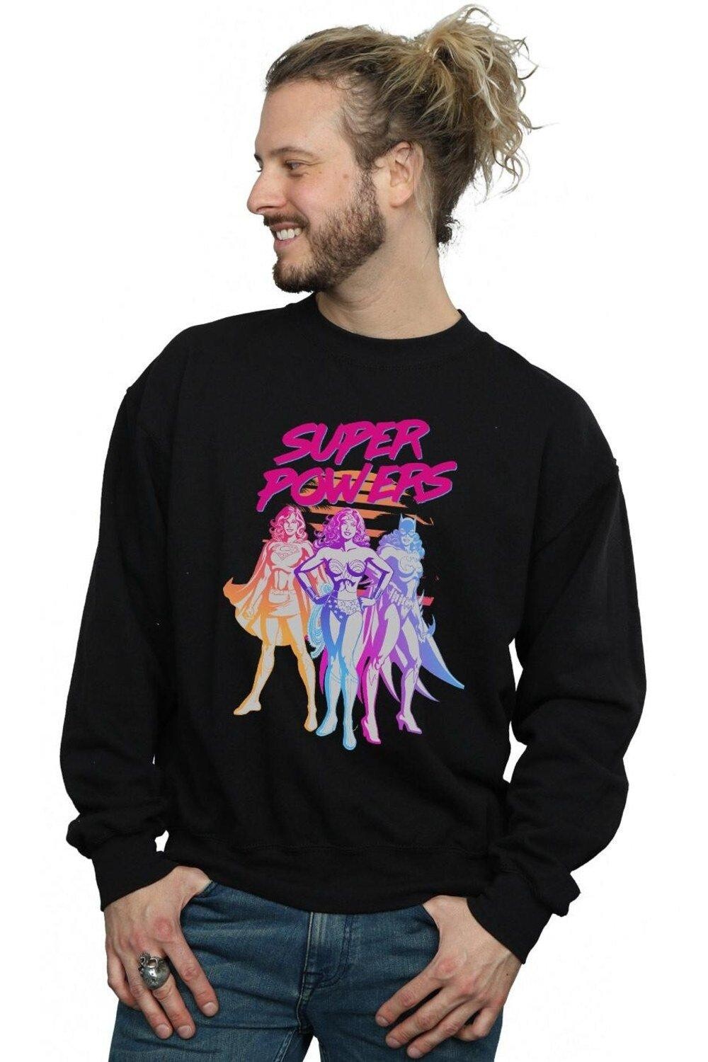 

Толстовка Super Powers Neon Tropics DC Comics, черный