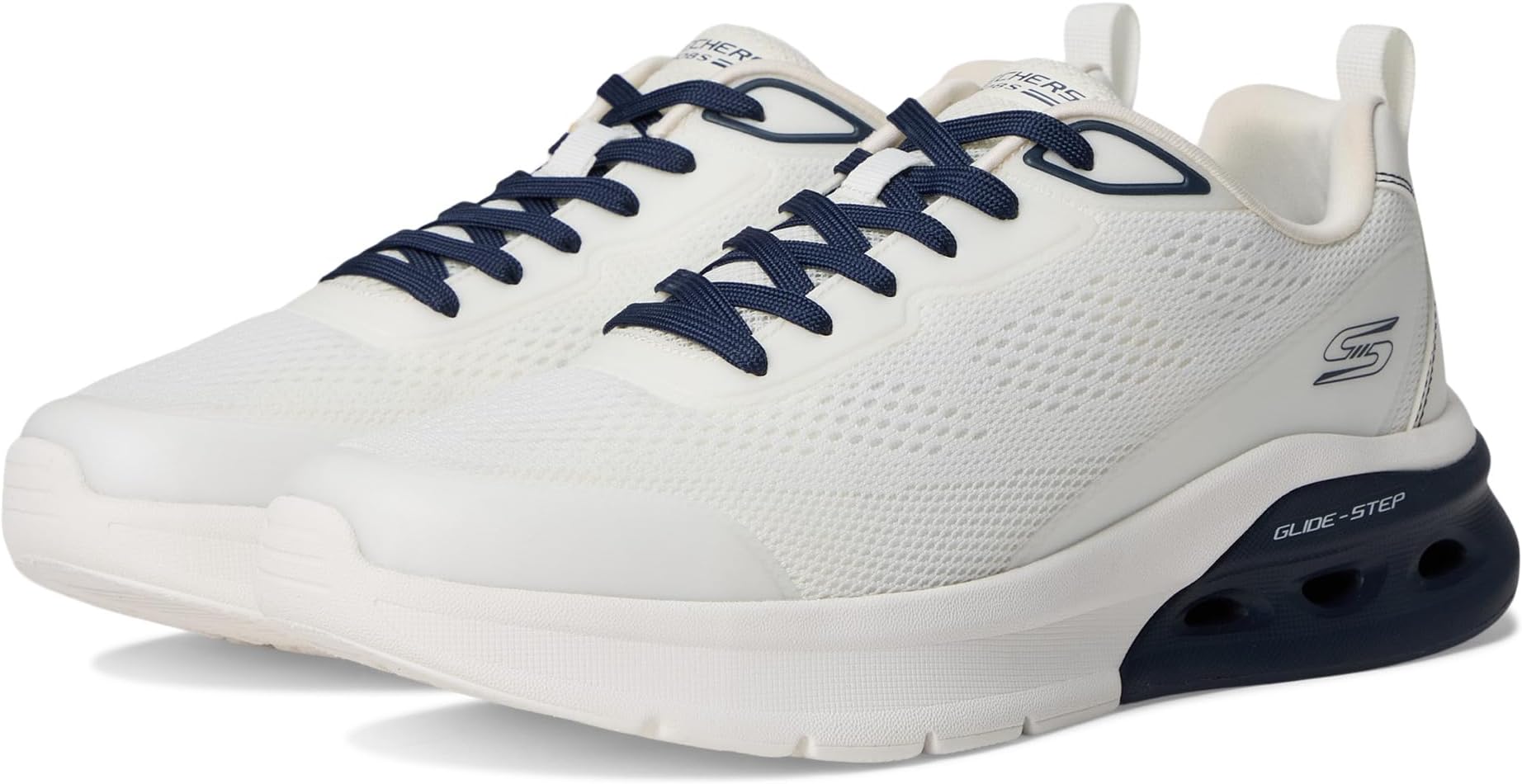 

Кроссовки BOBS from SKECHERS Bobs Glide Step Arc Waves 2.0 - Class Rank, цвет White/Navy