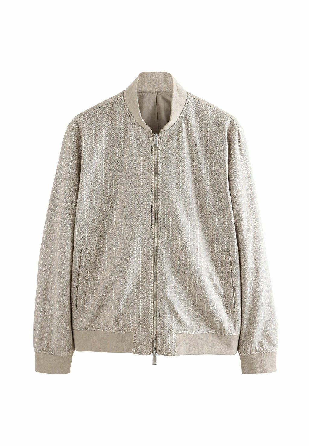 

Куртка-бомбер REGULAR FIT - SMART STRIPE Next, бежевый