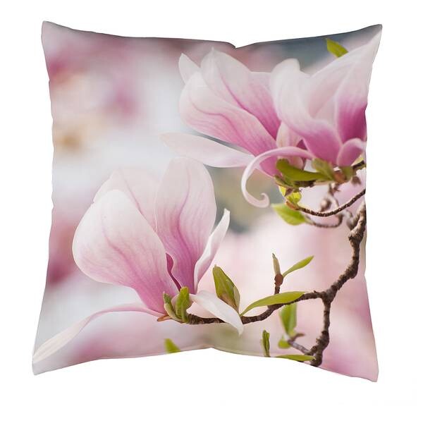 

Наволочка Home Wohnideen Magnolia, 50x50x1 см, роза