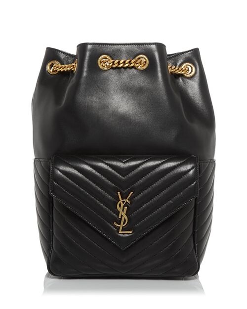 

Джо Кожаный рюкзак Saint Laurent, цвет Black