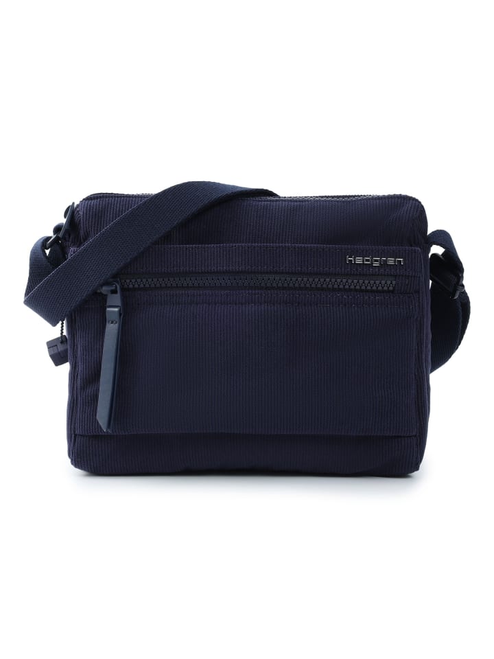 

Сумка через плечо Inner City Eye с защитой RFID, 22 см, из вельвета цвета бушлата синего цвета Hedgren